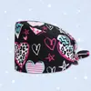 Entrega transfronteriza de gorros quirúrgicos de algodón puro para salones de belleza, gorros universales sin visera, gorros con cola de cúpula, turbantes médicos y pañuelos para la cabeza