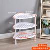 Estante de Almacenamiento para Baño Estante para Inodoro Estante de Almacenamiento para Condimentos de Cocina Estante de Almacenamiento Piso Plástico Cubo para Lavabo