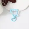 Chaveiro de gato pintado colorido, fecho de mola de liga de zinco animal, pingente de bolsa de boneca, acessório de ferragem decorativo