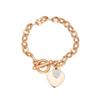 Pulsera de Acero de Titanio de Nuevo Estilo Coreano y Japonés que No se Desvanece para Mujer, Pulsera de Joyería de Moda Personalizada Versátil Estilo Ins con un Toque de Alta Gama, Venta al por Mayor