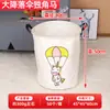 Cesta de Armazenamento de Brinquedos Doméstica Simples de Tecido Cesta de Roupas Sujas Cesta de Lavanderia Alça Bilateral Cesta de Armazenamento Dobrável Atacado