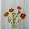 Girassol de Seis Cabeças Impresso em 3D Flor Artificial Atacado Decoração de Casa Flor Falsa Adereços de Fotografia Cenário de Casamento Arranjo de Flores