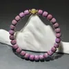 Pulseira de Contas Cilíndricas Bodhi Estrela-Lua, Pedra de Jade Polida a Seco de Círculo Único Olho de Diabo, Pulseira Yinpi para Homens e Mulheres, Estilo Étnico