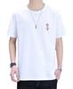 Camiseta de algodón puro de verano 2023 para hombre, marca de moda europea y americana, sencilla, holgada, de talla grande, deportiva para hombre