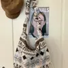 Bolso de Mano de Felpa Imitación Cordero Estilo Étnico Retro para Mujer 2025 Nuevo Otoño e Invierno Gran Capacidad Monedero Cruzado de un Solo Hombro de Felpa