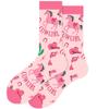 Meias femininas INS originais da Amazon 2025 meias de animais meias de frutas meias da moda meias engraçadas transfronteiriças desenho animado