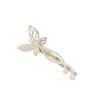 Pearl Internet Celebrity Style Hairpin Boutique Joias Borboleta Coreana Hairpin Simple Bangs Clip Mori Estilo Side Clip Duckbill Clip
