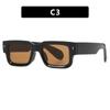 Gafas de sol de montura pequeña europeas y americanas, gafas de sol combinables con todo, caja del mismo estilo de celebridades de Internet, gafas de sol de viaje de alta calidad.