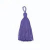 Colgante de Borla Envuelto en Hilo de Punto de Cruz 8cm Borla DIY Broche Hanfu Marcador de Libros Bolsita Accesorio para Colgar