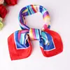 Lenço de Seda Profissional para Uso Bancário, Comissária de Bordo, Hotel, Etiqueta Móvel, Uniforme de Trabalho, Lenço Quadrado Pequeno, Lenço Colorido Feminino para Primavera e Verão