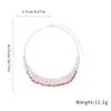Collar Europeo y Americano Transfronterizo con Borla de Diamantes, Estilo Personalizado Fresco, Cadena de Clavícula de Moda para Commuter, Collar de Lujo Ligero y de Alta Gama para Mujeres
