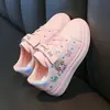 Zapatillas Blancas Lisas Versátiles para Niñas, Zapatos Nuevos de Primavera Estilo Coreano para Niños, Zapatos Deportivos para Niños Mayores, Zapatillas Casuales de Tabla