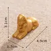 Estátua de Páscoa para Micro Paisagem Cidade do Deserto Castelo Pirâmide Egípcia Antiga Artesanato de Resina Pequenos Enfeites