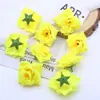 Horquilla Artificial de Rosa Estilo Europeo Diadema de Flores Accesorios Flor de Seda Decoración para el Cabello Flor de Peonía Rosa en Stock Venta al por Mayor