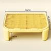 Alfombrilla para Arena de Gato Doble Capa Alfombrilla para Arena de Gato Mesa Frotapiés para Inodoro de Gato Control de Arena Compañero para Caja de Arena de Gato Anti-Sacar Suministros para Mascotas
