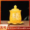 Suministros para el Salón de Buda Copa de Loto Cerámica Copa de Agua Sagrada Pre-Buda Guanyin Gran Compasión Agua Suministros de Buda Buda Purifica Copa de Agua Buda