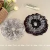 Goma para el pelo de encaje floral de alta gama estilo pastoral para mujer, Cuerda para coleta de estilo Mori, Accesorio para el pelo, Nuevo modelo de principios de primavera 2026