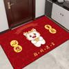 Tapete de piso Longnian hogar festivo entrada tapete de puerta de entrada baño baño dormitorio tapete de puerta alfombra roja