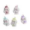 Colgante de Niña Llorando Adorable con Flocado Colgante Hecho a Mano para Cadena de Teléfono Móvil Bolso Colgante Muñeca con Flocado Accesorios de Joyería