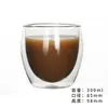 Taza de Agua Transparente de Doble Capa sin Asa Taza de Café Aislamiento Térmico Taza para Beber en Casa Taza para Beber Taza de Leche