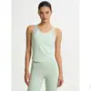 Camiseta de Yoga para Mujer en Stock, Top Deportivo de Secado Rápido, Ropa para Correr y Fitness, Top sin Mangas de Espalda Cruzada, Hermoso Diseño de Espalda