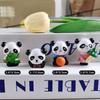 DIY micro paisagem acessórios criativo dos desenhos animados simulação de pequenos animais villa jardinagem paisagem areia mesa enfeites estéreo
