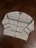 Fabricante Original Jacquard Estilo Étnico Gola Redonda Botão Único Fair Isle Cardigan Tricô Casual Estilo Coreano Jaqueta Suéter