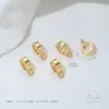 Colar Preenchido com Ouro 14K com Pingentes, Contas Tubulares de Bambu Vazias, Cristal de Pérola Acessórios para Joias DIY Feitas à Mão