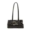 Bolso Pequeño Cuadrado de Moda Estilo Japonés y Coreano para Mujer de Este Año, Nuevo Modelo Verano 2026, Bolso de Hombro con Tachuelas y Correa de Cuero, Bolso de Axila para Viajes
