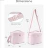 Bolsa Aislante de Algodón Acolchado Moderna y Popular, Bolso de Hombro Tipo Cartera, Bolsa de Hielo para Conservar Frescura y Frío, Bolsa de Picnic, Almuerzo Bento