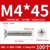 Acero Inoxidable 201 Gb819 Tornillos de Máquina de Cabeza Avellanada de Cruz M3M4M5M6M8 Resistentes a la Corrosión