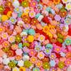 Amazon 6mm resina rosa camelia manicura pequeños accesorios mixtos flores pequeñas accesorios DIY mayoreo