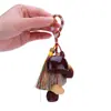 Campanilla de Viento Colgante de Cáscara de Fruta Hecha a Mano DIY Campana de Mano Curativa Colgante Creativo Cultural para Bolsos Llavero Decoración Venta al por Mayor