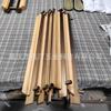 Venta Directa de Fábrica de Ferretería Gaoting El Más Vendido Ecológico Simple Acero Inoxidable Madera Maciza Manija de Puerta de Vidrio