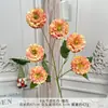 Ramo de Peonías Artificiales de Seda Falsa Simulado de 6 Capas Adornos de Decoración Floral para Bodas de Alta Gama Flores de Plástico Florales