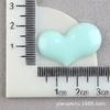 Accesorios para el Cabello de Pegamento Cremoso en Forma de Corazón, Accesorios de Resina Macarrón, Accesorios para Fundas de Teléfono Infantiles, Materiales para Pasadores de Pelo en Forma de Corazón