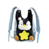Mochila de Pingüino Ins Linda de Dibujos Animados para Mujer, Perrito Lindo de Peluche, Bolsa Escolar para Estudiante, Mochila Casual Infantil para Viajar