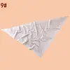 Novo Estilo Lenço Triangular de Sarja Feminino com Estampa Geométrica de Bolinhas Redondas, Xale de Proteção Solar para Viagem, Fábrica Fonte Atacadista
