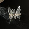 Horquilla de mariposa móvil para mujer, accesorio para el cabello de polilla de verano y primavera, con clip lateral para flequillo y tocado.
