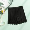 Leggings de Verano de Tres Puntos, Pantalones Cortos de Seguridad Anti-Exposición para Mujer con Ondas de Agua de Seda, Shorts Transpirables que No se Enrollan