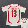 0607 retro AC Milán No. 22 Kaka camiseta de visitante Liga de Campeones Pirlo AC camiseta de fútbol de manga corta venta al por mayor transfronteriza