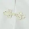 Atacado de roupas femininas transfronteiriças 2026 outono novo design de moda casaco de cetim com botões feito à mão gola alta
