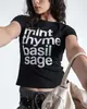 Nueva moda de verano estilo americano personalizada simple estampado en inglés corte ajustado manga corta camiseta estilo corto casual venta al por mayor