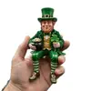 St. Dia de São Patrício Figura Decorativa de Leprechaun São Patrício