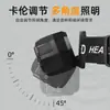 Super Brilhante LED de Pesca Headlamp de Cabeça por Indução Bateria de Ultra Longa Duração Luz Forte Outdoor Longa Distância Carregamento