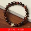 Pera negra DIY cuerda real especificaciones 0.8 joyería para hombres y mujeres estilo simple joyería decorativa fabricantes de rosarios al por mayor