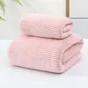 Toalla de baño de vellón de coral, unisex, suave y absorbente, no se decolora después del lavado, toalla grande al por mayor
