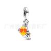 Pandora 925 Pulseira de cobre branco banhada a prata com contas DIY com contas Nova chegada Pingente de borboleta Luz Pingente de sereia de luxo