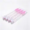 Pincel de Máscara de Cílios em Tubo em estoque Atacado Descartável Haste de Cristal Pincel de Máscara de Cílios Pente Curvador de Sobrancelhas Portátil Pincel de Máscara de Cílios para Maquiagem