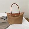 Bolsa de Hombro Tote Popular Casual Suave de Gran Capacidad Todo Fósforo para Mujer, Bolsillo Lateral para Viajes de Commuter de Nicho